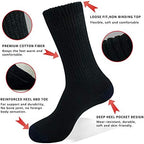Non-Binding Top Extra Wide Diabetic Socks Cushioned Thick Warm Socks