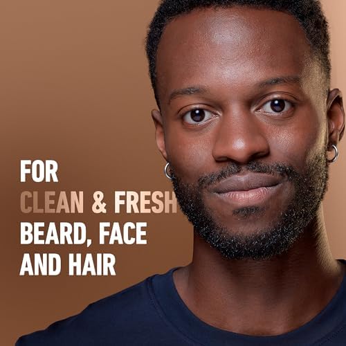 King C. Gillette Beard Wash,Mens Face Wash,11 oz,Infused with Argan Oil and Avocado Oil to Cleanse Hair and Skin,(Pack of 2)