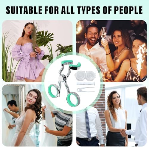Bizzico Contact Lens Applicator Tool,Contact Lens Remover Tool Easy Apply/Remove,Easy-to-Use Tool for Beginners,Green