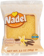 Nadel - NATURALLY DELICIOUS POUND CAKE SLICES (8 Pack) Sweet Breads & Cakes, Back to School lunch snack, breakfast bar