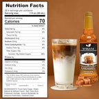 Syruvia Caramel Coffee Syrup – 25.4 fl oz – Syrup for Coffee, Lattes, Shakes, Smoothies, Desserts – 100% Vegan, Gluten Free, Kosher Delicious Coffee Syrup (Pack of 2)