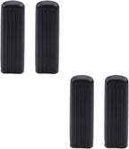 4Pcs Wheelchair Brake Handle Cover Flat Rollators Brake Cover Wheel Chair Brake Grip Replacement, Black