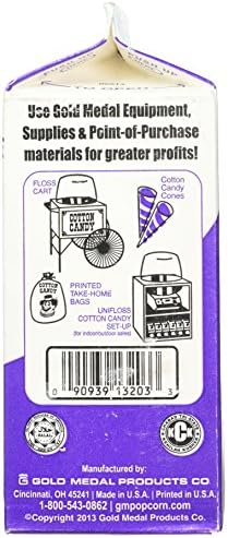 GOLD MEDAL PRODUCTS Grape Flossugar, 3-1/4 lb