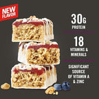 MET-Rx Big 100 Colossal Protein Bars, Healthy Meal Replacement Snack, Blueberry Cobbler, 3.52 oz, 4 Count