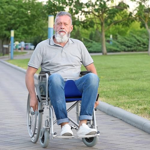 Aogigigio Wheel Chair Cushions for Seniors - Security Positioning Wheelchair Seat Pads Non-Slip Prevent Sliding Cushion for The Elderly