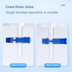 10 Pack Catheter Bags Leg Bag Urinary Drainage Bag with Cloth Straps Anti-Reflux Valve 32 Oz with 16” Tubing