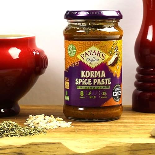 Patak's Korma Paste 10oz, Orange