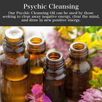 Psychic Cleansing Oil 1/2 oz | Negative Energy & Psychic Attacks | Hoodoo, Magick, Wiccan, Pagan, Spiritual Rituals