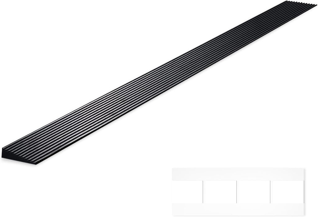 0.8" Rise Rubber Threshold Ramp, 1500 lbs Heavy-Duty Non-Slip Wheelchair Threshold Ramps for Doorway, Indoor Outdoor Ramp for Door Thresholds