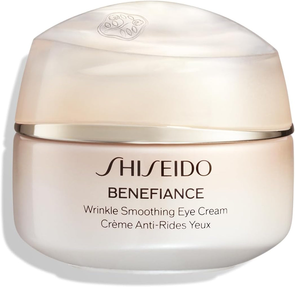 Shiseido Benefiance Wrinkle Smoothing Eye Cream - 15 mL - Visibly Improves Five Types of Eye Wrinkles, Dark Circles & Puffiness - 48-HR Hydration - All Skin Types - Non-Comedogenic
