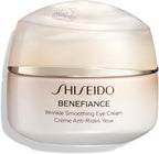 Shiseido Benefiance Wrinkle Smoothing Eye Cream - 15 mL - Visibly Improves Five Types of Eye Wrinkles, Dark Circles & Puffiness - 48-HR Hydration - All Skin Types - Non-Comedogenic