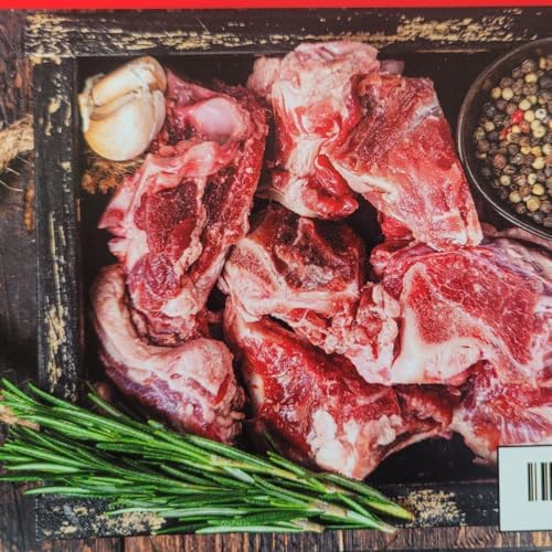 Delta Sunrise Halal Goat Cubes, Bone-In, 15 lb Pack, Frozen Premium Halal-Certified Goat Meat, All-Natural and Tender, Perfect for Curries, Stews, Biryanis, and Authentic Gourmet Cooking