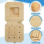 9 Hole Wooden Pegboard for Occupational Therapy Nine Hole Peg Test to Improve Fine Motor Coordination, Finger Dexterity, Concentration and Increase Reactionary Speed