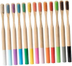 FRCOLOR 4pcs Biodegradable Toothbrush with Soft Bristles for Adults Ergonomic Slip Handles in Rosy Toothbrushes for Travel and Home Use