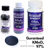 Potassium Permanganate - CHEMICALSTORE.COM Condy's Crystals, FreeFlow, Powder | 97% Pure KMnO4 | for Water Purification, Disinfection & Aquaculture | Removes Iron & Manganese (200 Grams)