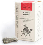 Silk Road Teas, Organic White Peony Tea, Bai Mu Dan, Soft & Sweet Aroma, Delicate Melon Taste, 15 Tea Bags