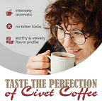 Wild Kopi Luwak, the World’s Most Exclusive Coffee, Sustainably Sourced From Sumatra, Indonesia (100gr / 3.5oz)
