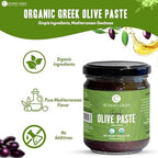 Dr. Cowan’s Garden Greek Olive Paste – Organic Kalamon Olive Spread – Authentic Mediterranean Flavor Dip – Small-Batch Family Farm Product from Greece (6.7 oz)