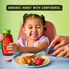 Nate's Organic 100% Pure, Raw & Unfiltered Honey - USDA Certified Organic - 16oz. Squeeze Bottle