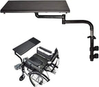 Wheelchair Lap Tray, Wheelchair Tray Table Removable Wheelchair Lap Tray for Adult Elderly Eating Reading Sturdy ABS Plastic Wheelchair Dining Table Board