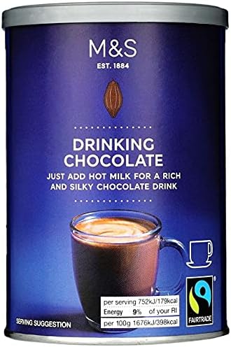 Drinking Hot Chocolate 250g (Pack of 2) Fairtrade Marks & Spencer M&S