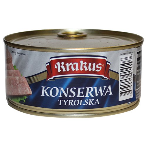Krakus Traditional Polish Seasoned, Cured Minced Pork & Skin 10.5 oz