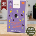 Pack of 4 Kalamon Olives in Vacuum Pack, Kalamata Olives with Greek Oregano and Red Wine Vinegar, Freshly Sealed Olives Kalamata with Extra Virgin Oil 4X200g