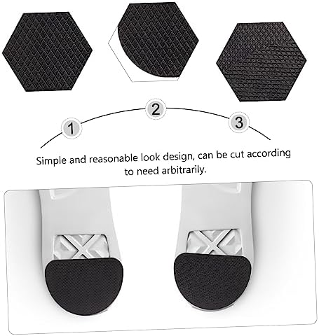 12 Pack Crepe Sole Protectors High Heels Flat Shoes Accessories Anti-Slip Stickers for Sole Repair