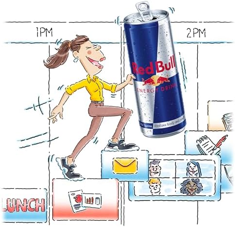 Red Bull Energy Drink with 114mg Caffeine plus Taurine & B Vitamins, 12 Fl Oz, Pack of 24 Cans