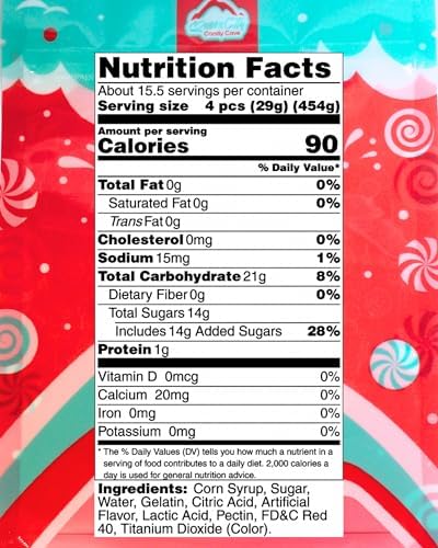 Sugar Dusted Sweet Cherry Candy Hearts - Red and White Jelly Hearts - Cherry and Strawberry Banana Fun Shape Vibrant Gummy Valentine Heart Candy, Valentines Day Candies - Shaped Heart Gummies (1 Pound)
