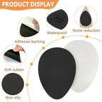 12Pcs Anti Slip Heel Grips, Rubber Non Slip Pads for Shoes, Self Adhesive Design, Prevent Slips and Heel Noise