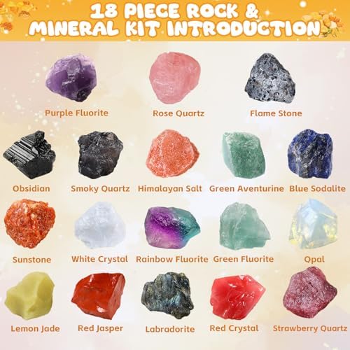Raw Healing Crystals Gemstone Box Natural Rough Rock Quartz Crystal Stones Bulk Healing Meditation Home Decor DIY Project Spiritual Crystal Gift (White)