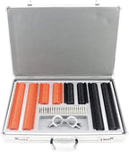 266 Pcs Optical Lens Optical Optometry Rim Case Kit Set Plastic Ring Trial Lens Set Aluminum Case Box Trial Frame