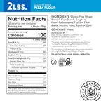 King Arthur Gluten Free Pizza Flour: Crispy Neapolitan-Style Crust - 32 oz Box, Perfect for GF Baking, Celiac-Friendly, 00 Pizza Dough Mix