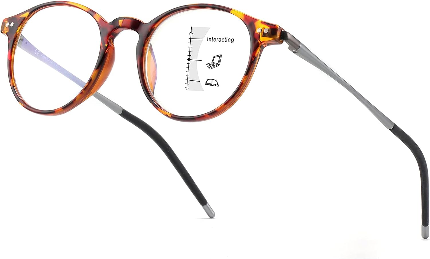 Exquisite Ultra-light Progressive Multifocus Reading Glass Women Blue Light Blocking Multifocal Readers