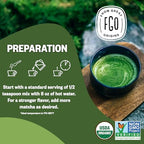 FGO Organic Matcha Green Tea Powder, Japanese Culinary Grade for Cooking, Baking, or Smoothies, 16oz Bulk Resealable Bag, Packaging May Vary (Pack of 1)