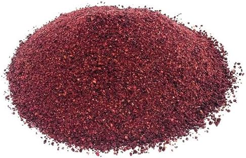 Tazah Sumac Spice - 5 Pounds Ground Sumac Seasoning from Jordan - Essential Ingredient for Mediterranean and Middle-Eastern Cuisine - Perfect for Marinades, Dry Rubs, Kabobs, and Dressings