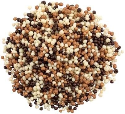 Mona Lisa Mini Chocolate Pearls Candy, Mini Crispearls for Decorating, Topping, Inclusions & Snacking - 1 lb