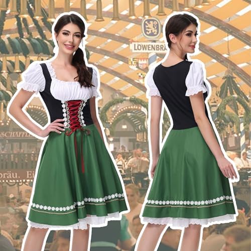Women Oktoberfest Costume,Bavarian Dirndl Dress Women,Beer Maid Outfit