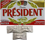 (pack of 45) President Imported Unsalted Butter,7oz (199g). Includes HolanDeli Chocolate Mints.