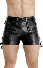 Men Leather Shorts Hot Pants Bavarian Oktoberfest Lederhose