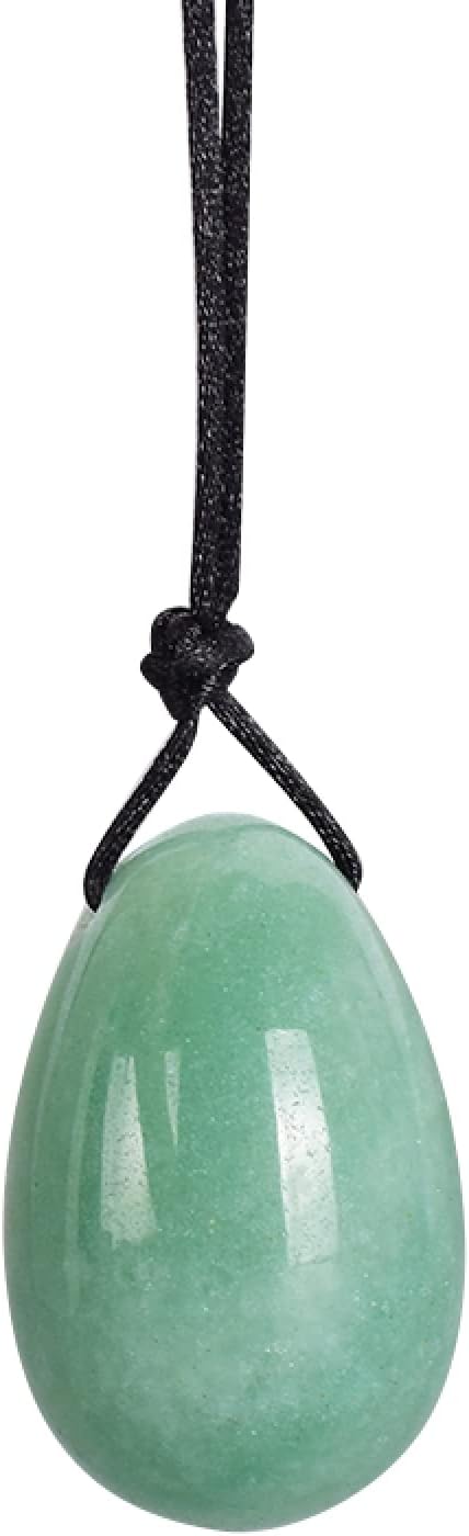 Jade Yoni Egg Massage Wand Gift Boxes Set Natural Crystal Drill Aventurine Ball Kegel Exercise Tool,30x20 Mm