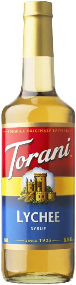 Torani Lychee Syrup, 750 ml bottle