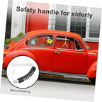 Car Door Handle Assist Grip for Elderly, Portable Car Window Support Handle with White Non-Slip Grip, Vehicle Door Support for Senior Mobility and Safety
