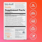 Bio-Kult Gut Health Probiotic Supplement, 14 Strains, Probiotics for Women & Men, Immune Support, Digestive Health, Shelf-Stable, Non-GMO and Gluten-Free, Capsules, 60 Count (Pack of 1)