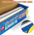 Super Thick Extra Heavy Duty Aluminum Foil 15" x 300 Sq Ft(about 30% Thicker than Conventional Heavy Duty Foil) for Grilling, BBQ, Cooking, Food Storage, Commercial & Pitmasters‘ Use