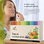 ArtNaturals Aromatherapy Essential Oil Set - 100% Pure of the Highest Therapeutic Grade - Premium Gift Set (Top 16 Essential Oils)