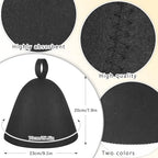 JaGely Sauna Hat for Men Women Sauna Hat Vaporarium Cap Russian Banya Cap for Bath House Accessories