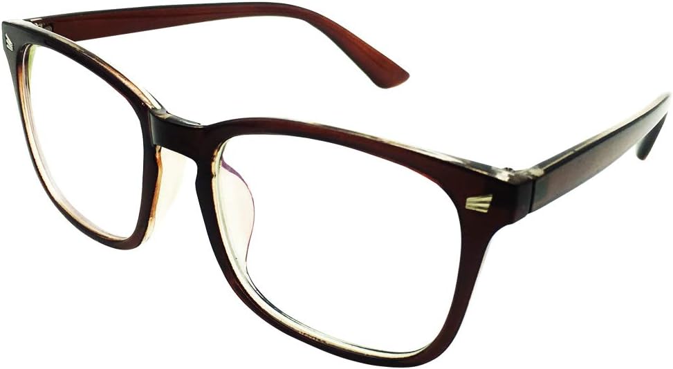 Oversize Style +2.75 Bifocal Reading Glasses Mens Womens Brown Frame Readers Eyeglasses Eyewear