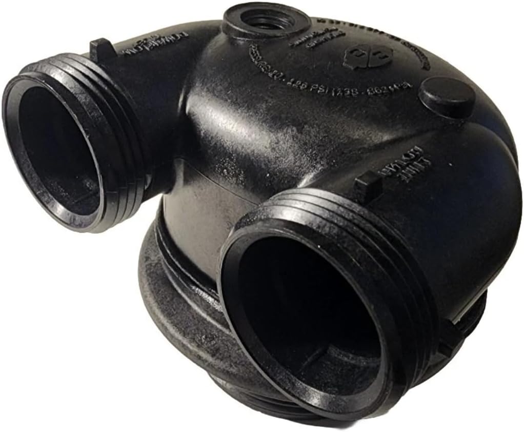 American Water Solutions – Clack D1400 In/Out Head w/Vent Tap – Genuine Clack C-Series In & Out Head PN (D1400) 1190 & 1191